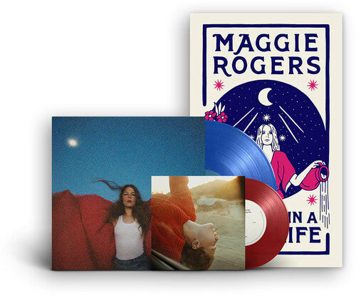 Maggie Rogers- Heard It In A Past Life: 5th Anniversary - Deluxe Edition on Blue Colored Vinyl with Bonus Red Colored 7-Inch Vinyl & Poster [Import] (Deluxe Edition, Colored Vinyl, Blue, Red, Poster)