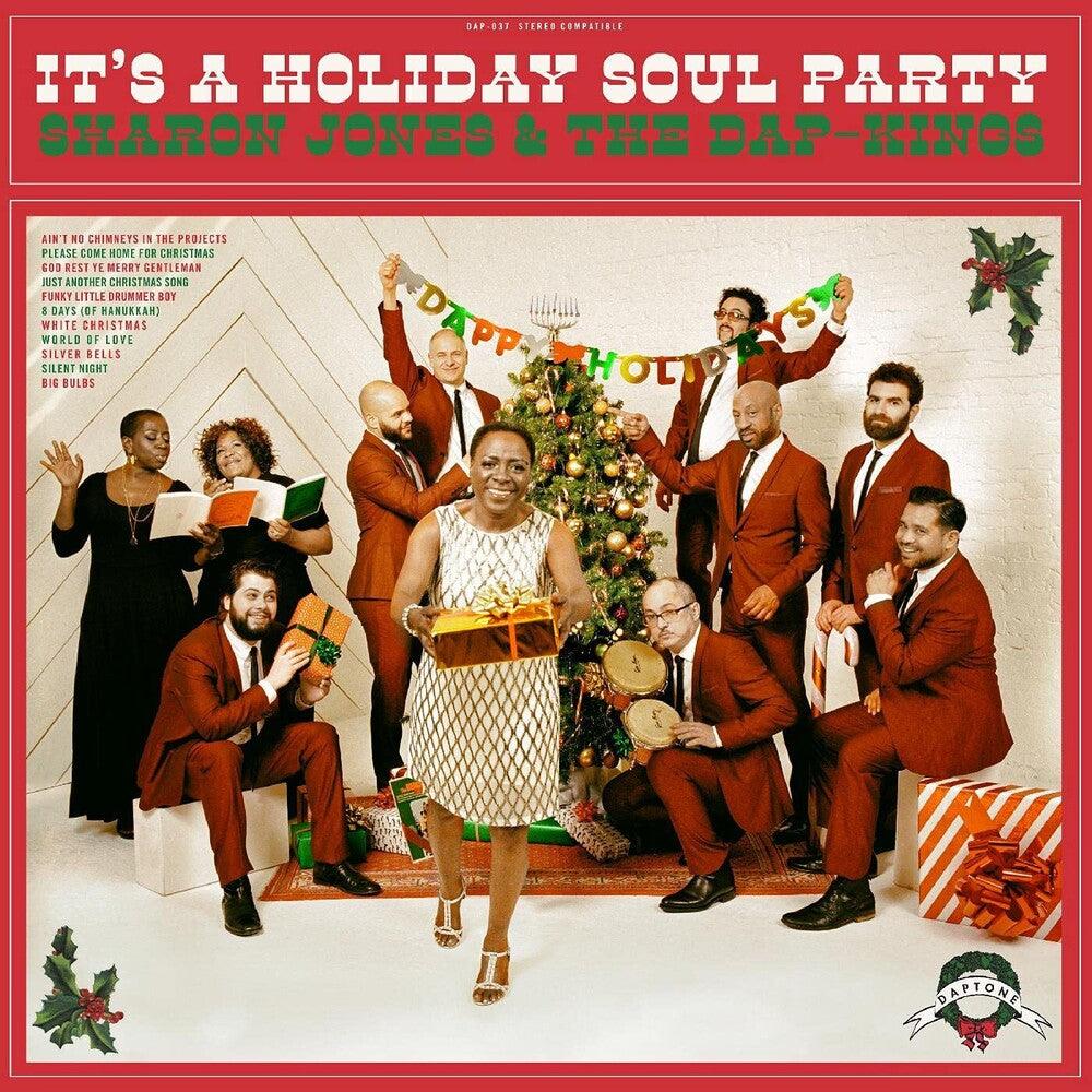Sharon Jones & The Dap-Kings- It's A Holiday Soul Party (Red/White Vinyl)