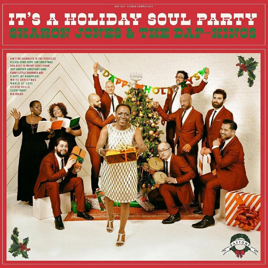 Sharon Jones & The Dap-Kings- It's A Holiday Soul Party (Red/White Vinyl)